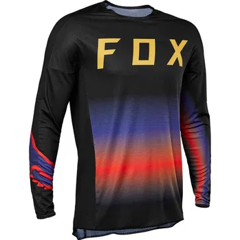 cyklistický dres Dres - FOX 360 Fgmnt Jersey - Black M
