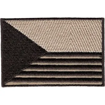 Oblečení a móda NAVYS Nášivka vlajka Česká republika velká pruhovaná desert velcro A-25sz