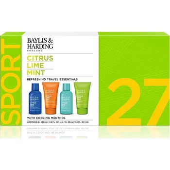 Kosmetická sada Baylis & Harding – Pánská dárková sada Limetka a Máta, 4ks