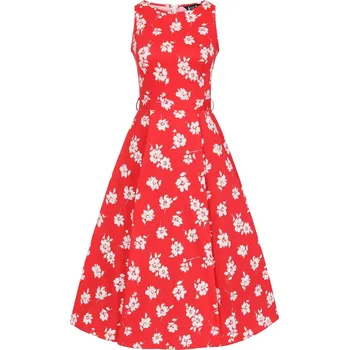 Dámské šaty Lady Vintage Lady V London šaty Hepburn - Venetian Floral Velikost: 3XL (UK 20)