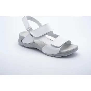 Dámská obuv MEDISTYLE zdravotní dámský sandál MIRKA Barva: Bílá, Velikost EU: 42