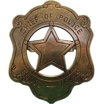 DENIX Odznak Šéf policie, Ennis Texas č.110