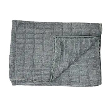 Utěrka BRAYT Leštící utěrka z mikrovlánka dokončovací šedá 40 x 40 cm