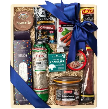 Dárkový potravinový koš Dárkový balíček Masožravec XXL