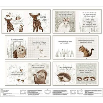 US 999-744 Little Ones panel 90 cm kniha vícebarevná bavlněná látka patchwork