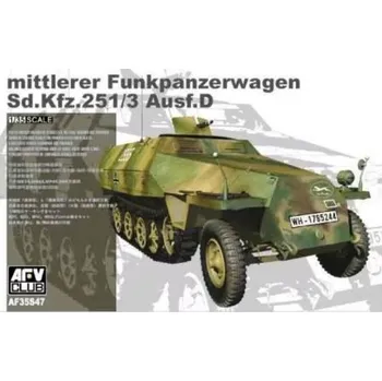 Plastikový model AFV Club 1/35 Sd.Kfz. 251/ 3 Ausf. D Mittlerer Funkpanzerwagen