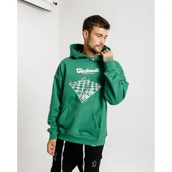 Pánská mikina Don Lemme Unisex Mikina Checkmate - green Velikost: S