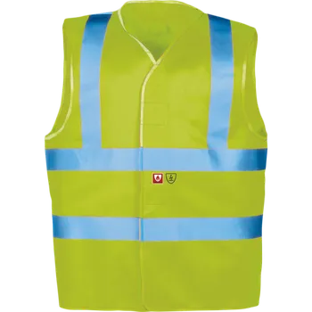 pracovní vesta SIOEN Vesta HELLISAN FR AST HV, antistatická 0303005979002 M Žlutá