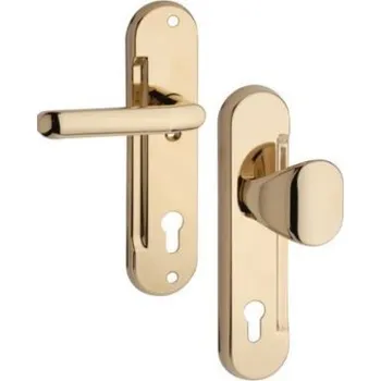 Dveřní kování Bezp.kování BERA TITAN P kl+madlo