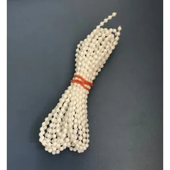 Dveřní kování Žaluzie - řetízek 3m bílý PVC