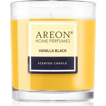 Svíčka Areon Scented Candle Vanilla Black vonná svíčka 120 g