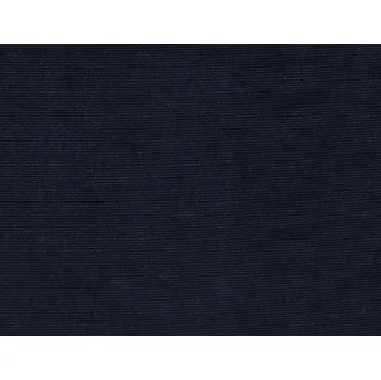 Nicky velour v tmavě modré barvě s jemnými žebrováním 18079/008