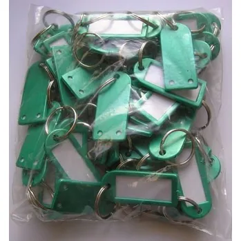 Rozlišovač klíče Visačka malá kr.zel.perleť á50