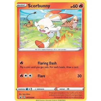 Sběratelská karetní hra Scorbunny SWSH244 - Promo Holo