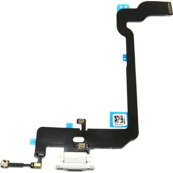 Apple iPhone XS - Nabíjecí Konektor + Flex Kabel - barva bílá