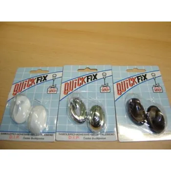 Věšák Háček samolepící TYP2 bílá bl QUICKFIX