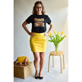 Dámská sukně 19039 Escandelle sukně barva: žlutá, velikost: L