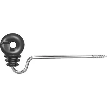 Izolátor kruhový na lanko pro předsazenou ohradu, distanc 16 cm, vrut 6 mm