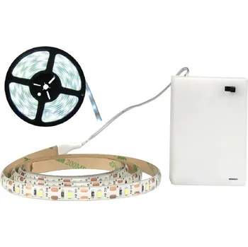 LED páska Lighting B3512 LED pásek IP65 čistá bílá na baterie 2 metry (LED pásek napájený z baterie)