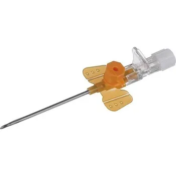 Injekční jehla Vasofix Safety Pur 14G i.v. kanyla s portem a křídélky 2,2 x 50 mm oranžová, 50 ks