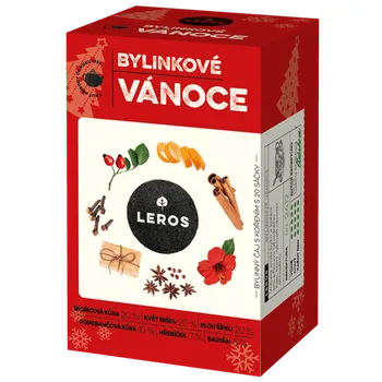 Čaj Leros Bylinkové Vánoce 20x 2 g