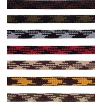 Tkaničky do bot Tkaničky Tobby 7mm ploché red/black