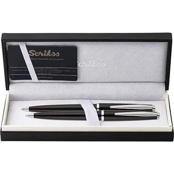 Scrikss Vintage Black, sada kuličkového pera a mechanické tužky