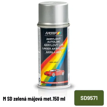 Barva ve spreji ŠKODA sprej 9571 májová zelená metalíza – 150 ml