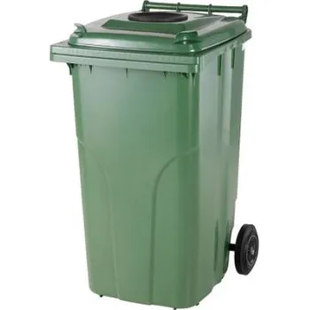 Železářství Popelnice plast 240l s koleč. vhoz sklo
