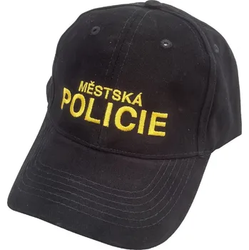 Kšiltovka NAVYS Čepice kšiltovka baseball Městská Policie žlutý nápis