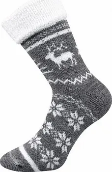 pánské ponožky BOMA Norway šedé melé 43-46