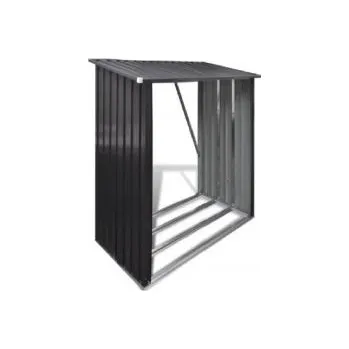 Přístřešek na krbové dřevo antracit