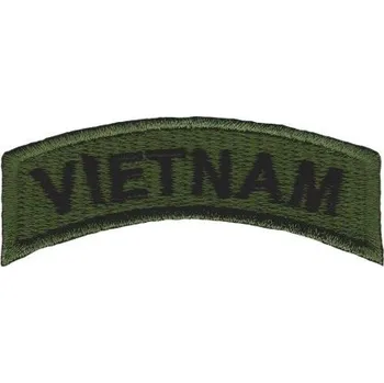 Nášivka NAVYS Nášivka VIETNAM nápis oliv E-53