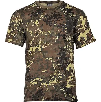 Pánské tričko MILTEC Tričko s krátkým rukávem maskovací potisk BW Flecktarn Mil-Tec® Vyberte velikost: 3XL