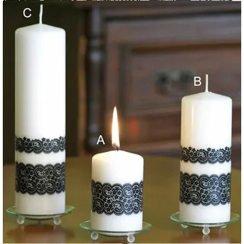 Svíčka LIMA Svíčka Krajka bílá Velikost: A 60x90mm