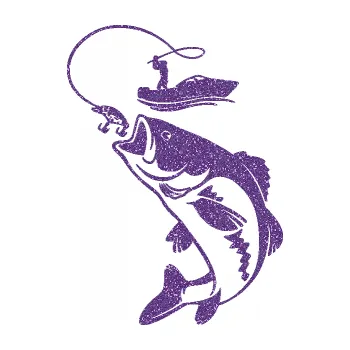 Polep vozidla SAMOLEPKA Rybář 019 levá (87 - Ultra Metalic fialová) NA AUTO, NÁLEPKA, FÓLIE, POLEP, TUNING, VLASTNÍ TEXT, TISK, AUTOSAMOLEPKY.cz, POLEPY, OBRÁZEK, LOGO, SAMOLEPKY