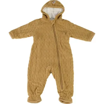 Kojenecká kombinéza Lodger Skier Empire Fleece zimní kombinéza Dark Honey