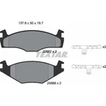 Sada brzdových destiček, kotoučová brzda TEXTAR 2088710