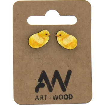 Náušnice art-wood.cz Náušnice - kuřátko