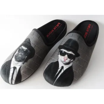 Pánské pantofle Pánská domácí obuv 5566026 SHOESY šedá Barva: šedá, Velikost: 41