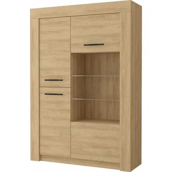 Obývací stěna Eoshop Vitrína Snel 2D 01, Dub Hikora