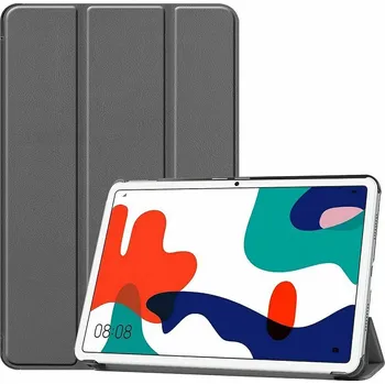 Pouzdro na tablet Luxusní Pouzdro Huawei Matepad 10 S Potiskem Barva: Šedá