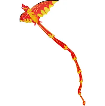 Létající drak Sparkys Pop Up 3D Dragon 102 x 310 cm oranžový
