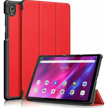 Pouzdro na tablet Luxusní Pouzdro Lenovo Tab K10 S Potiskem Barva: Červená