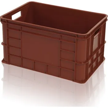 Přepravka na jídlo Plastová přepravka na maso OZT 50-30 60 x 40 x 32,4 cm hnědá
