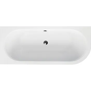 Vana Besco Akrylátová asymetrická vana Avita Slim 150x75 (160x75, 170x75, 180x80) Barva: Bílá, Rozměry (cm): 150x75, Orientace: Levá