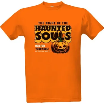 Pánská móda Tričko s potiskem Haunted Souls pánské