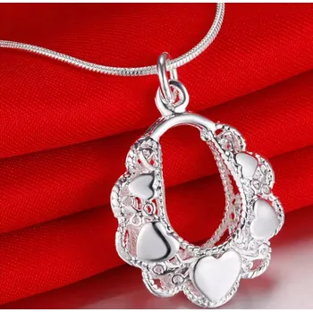 Souprava šperků Řetízek s přívěskem srdíčkový (řetízek s přívěskem )