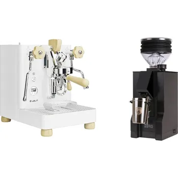 Kávovar Lelit Bianca PL162T V3, white + Eureka Mignon Zero, BL black