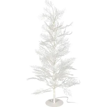 Vánoční světelná dekorace Vánoční strom bílý 60 cm 48 LED teplá bílá